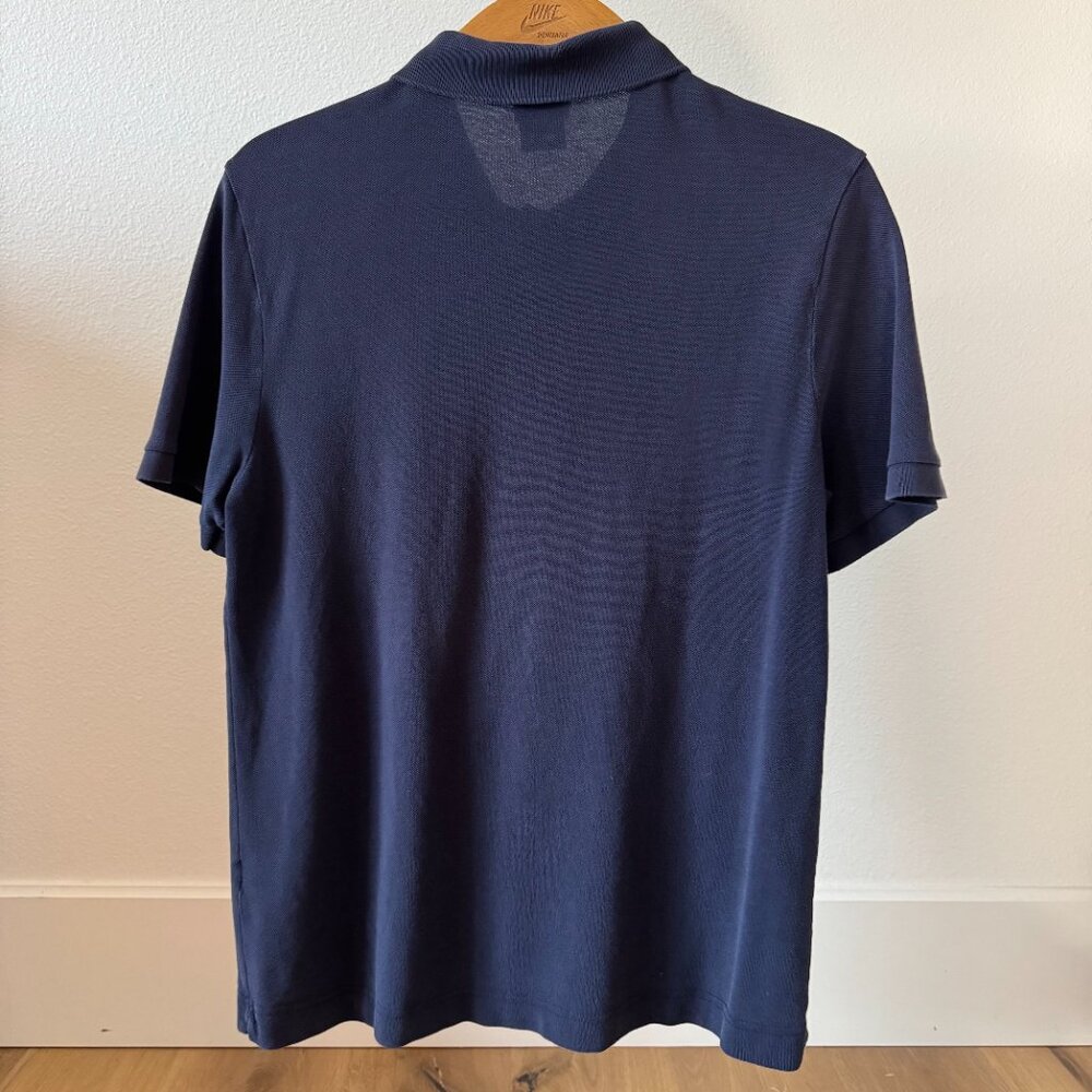 Lacoste Mens Polo Navy Size 6 Classic Fit Vintage “Designed in France” - Picture 4 of 13